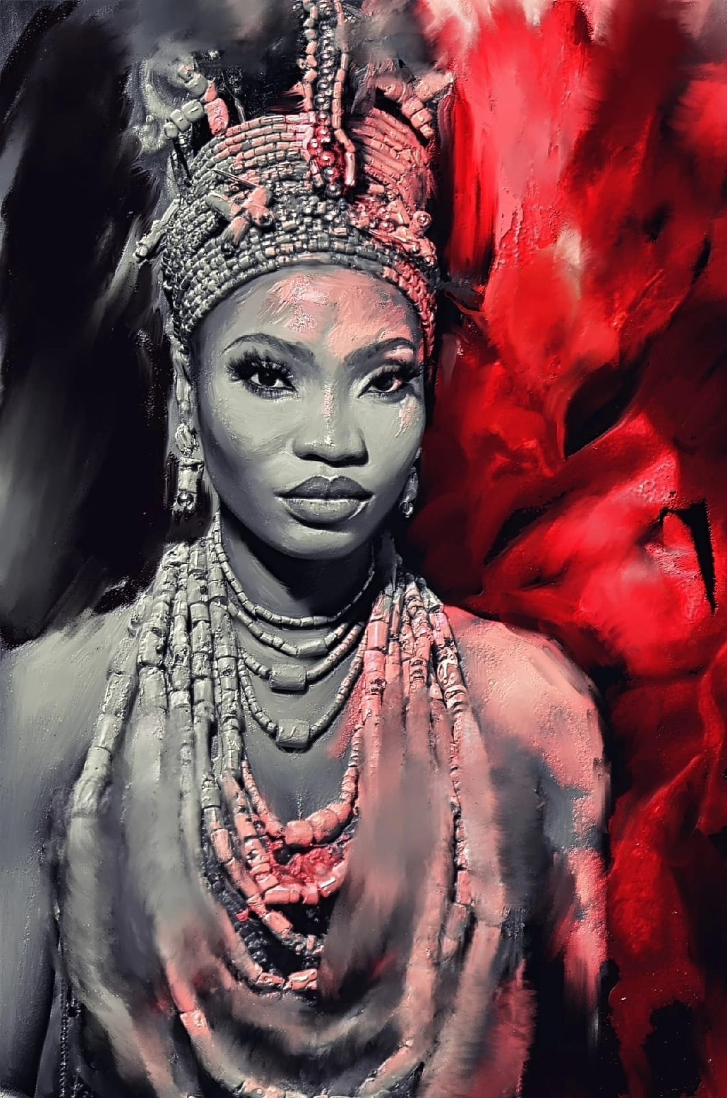 The Crimson Pulse. Yulia Yurchevskaya | Art Director & Visual Visionary