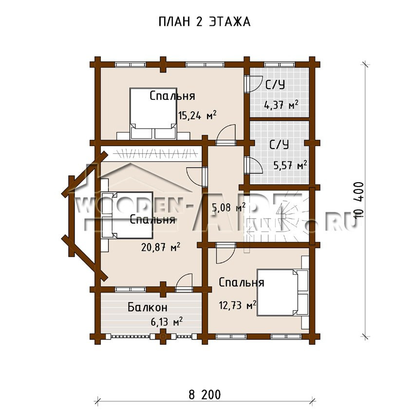 «Ливадия» 179 кв. м. Проекты деревянных домов