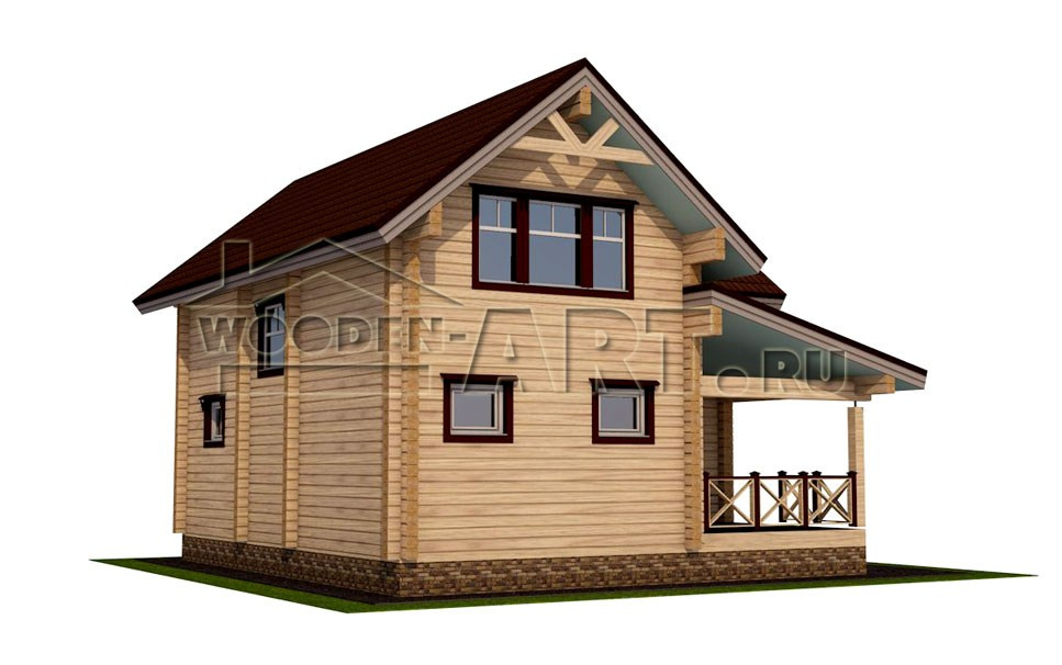 «Некрасово» 165 кв. м. Проекты деревянных домов