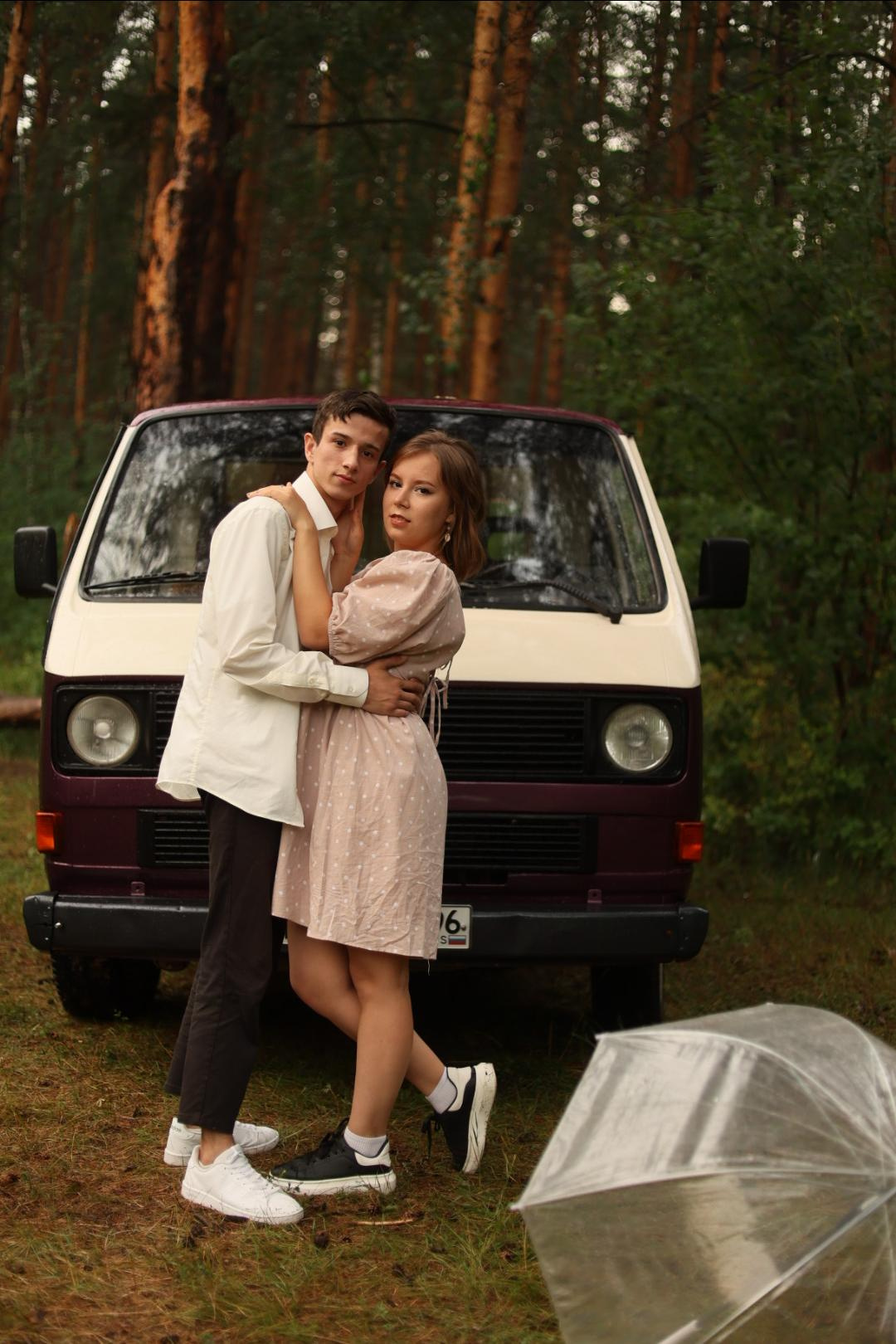 LoveStory под дождем. Художественный фотограф в Екатеринбурге Брук Мария