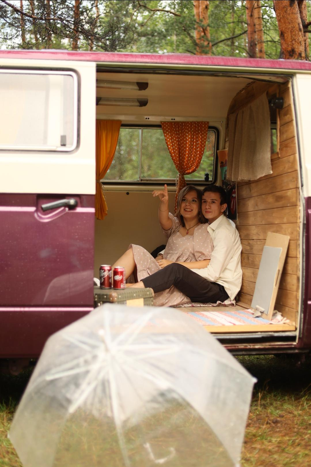 LoveStory под дождем. Художественный фотограф в Екатеринбурге Брук Мария