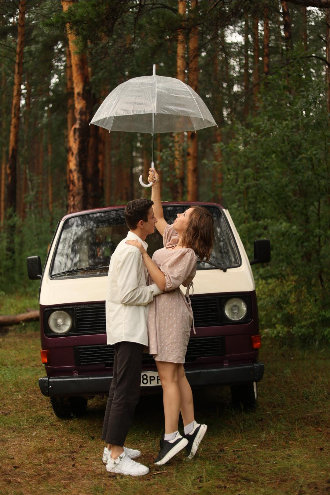 LoveStory под дождем. Художественный фотограф в Екатеринбурге Брук Мария