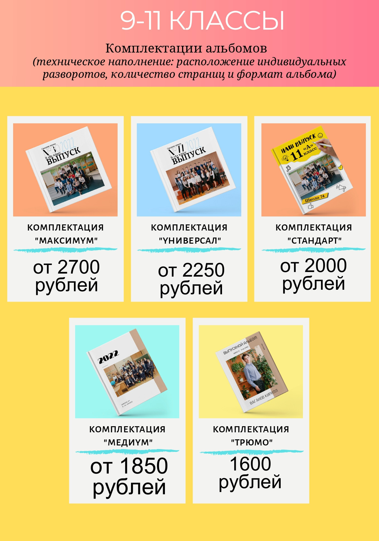 ПРЕЗЕНТАЦИЯ — ПРАЙСЛИСТ. ФОТОАЛЬБОМЫ ДЛЯ ЦО, ДС. Фотограф в Туле Крупский АнДРей. Фотостудия «КАДР71» в Туле