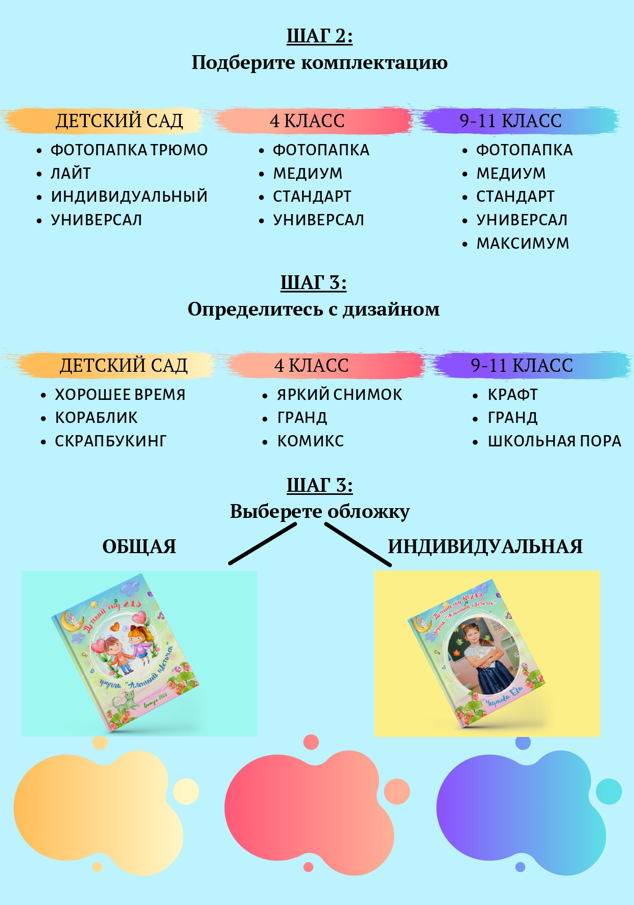 ПРЕЗЕНТАЦИЯ — ПРАЙСЛИСТ. ФОТОАЛЬБОМЫ ДЛЯ ЦО, ДС. Фотограф в Туле Крупский АнДРей. Фотостудия «КАДР71» в Туле