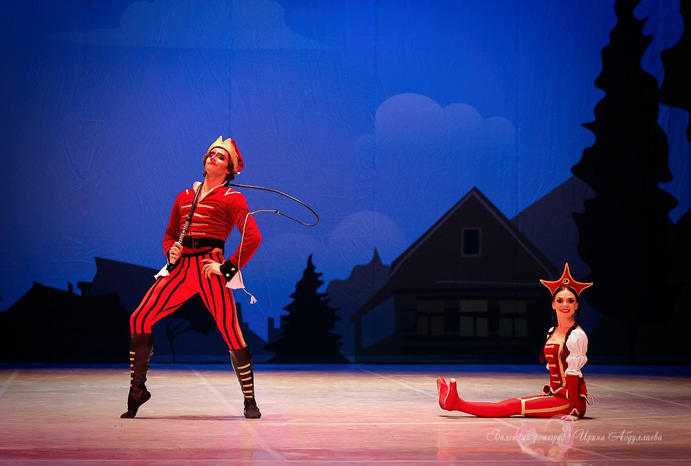 Премьера балета «Шут» — Прима балерина Кремлёвского балета Е.Первушина, Премьер Большого Театра Игорь Цвирко