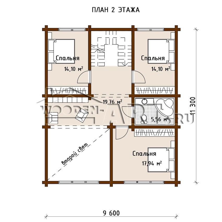 «Истра» 255 кв. м. Проекты деревянных домов