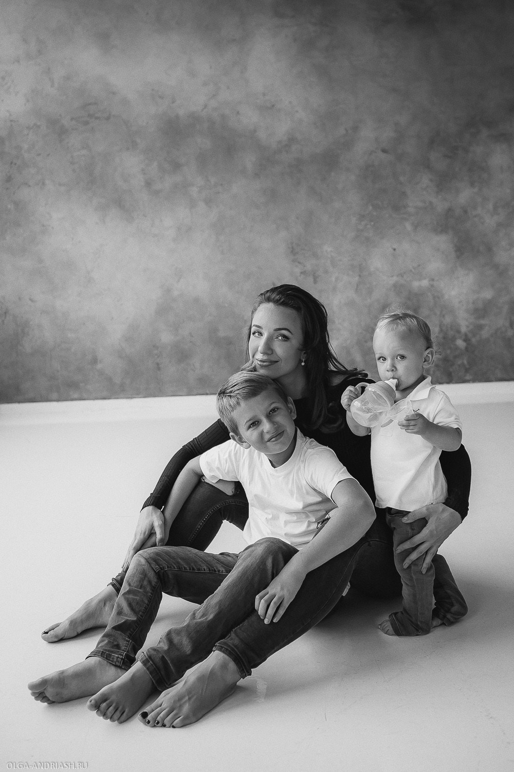 Семейная в студии. Семейный, портретный и свадебный фотограф в Санкт-Петербурге и Москве