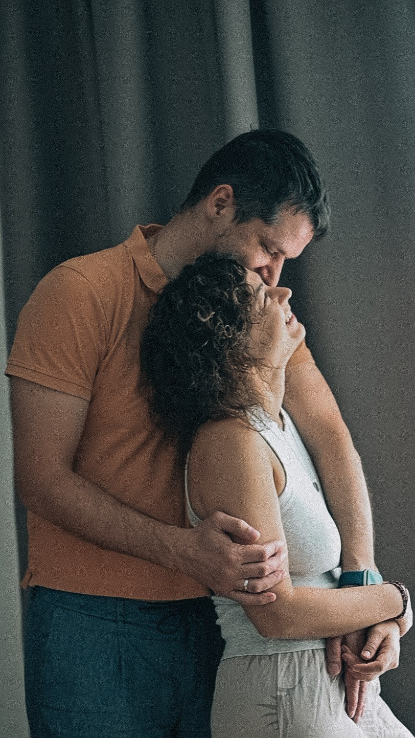 Семейное утро. Ксения, Михаил, Элиза, Даниэль. Семейный фотограф в Москве Дарья Пузикова