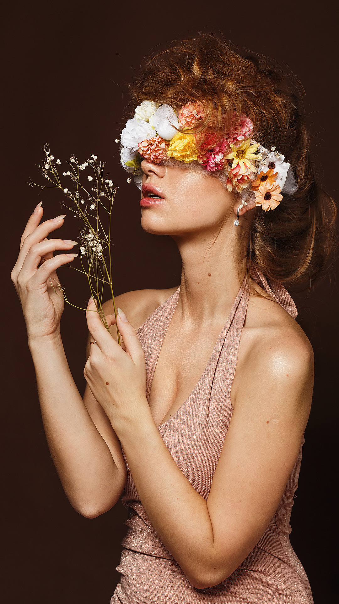 Бьюти фотосессия с цветами