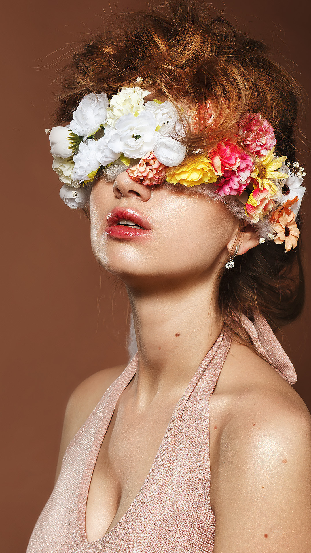 Бьюти фотосессия с цветами