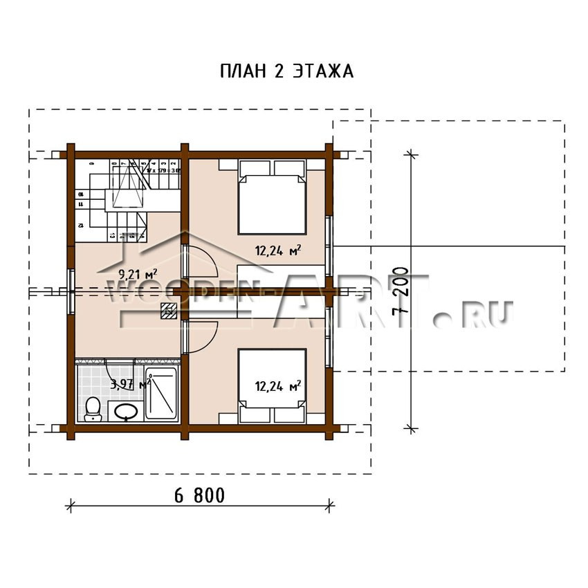 «Согласие» 129 кв. м. Проекты деревянных домов