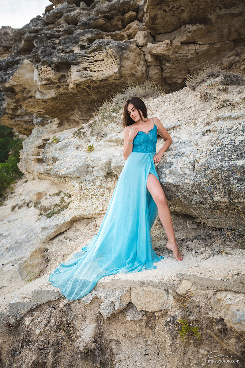 Света - фотосессия на мысе Фиолент. Свадебный фотограф, фотосъемка в Крыму, Севастополе, Симферополе, Ялте