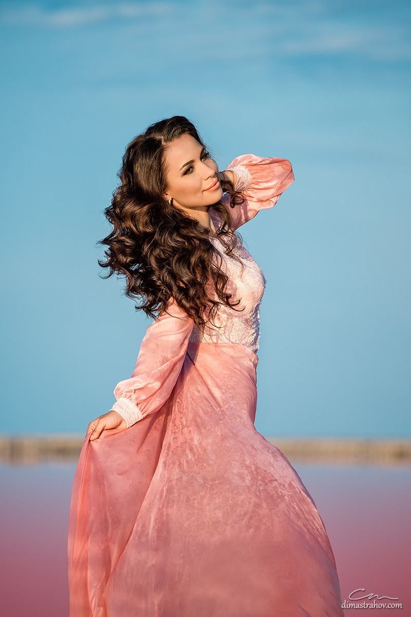 Олег и Таня - Лавстори на розовом озере Сасык Сиваш. Свадебный фотограф, фотосъемка в Крыму, Севастополе, Симферополе, Ялте