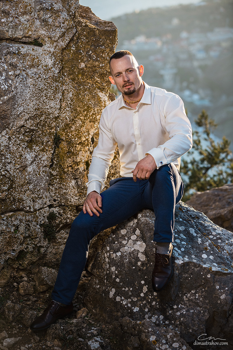 Костя и Лена - Лавстори на горе Кошка. Свадебный фотограф, фотосъемка в Крыму, Севастополе, Симферополе, Ялте