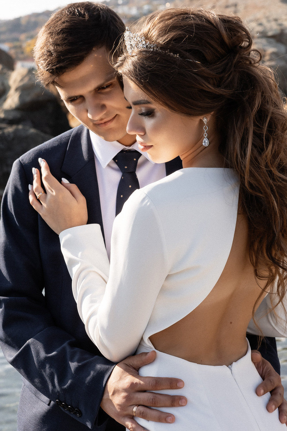 Андрей и Катя - свадебная фотосессия в Воронцовском дворце. Свадебный фотограф, фотосъемка в Крыму, Севастополе, Симферополе, Ялте