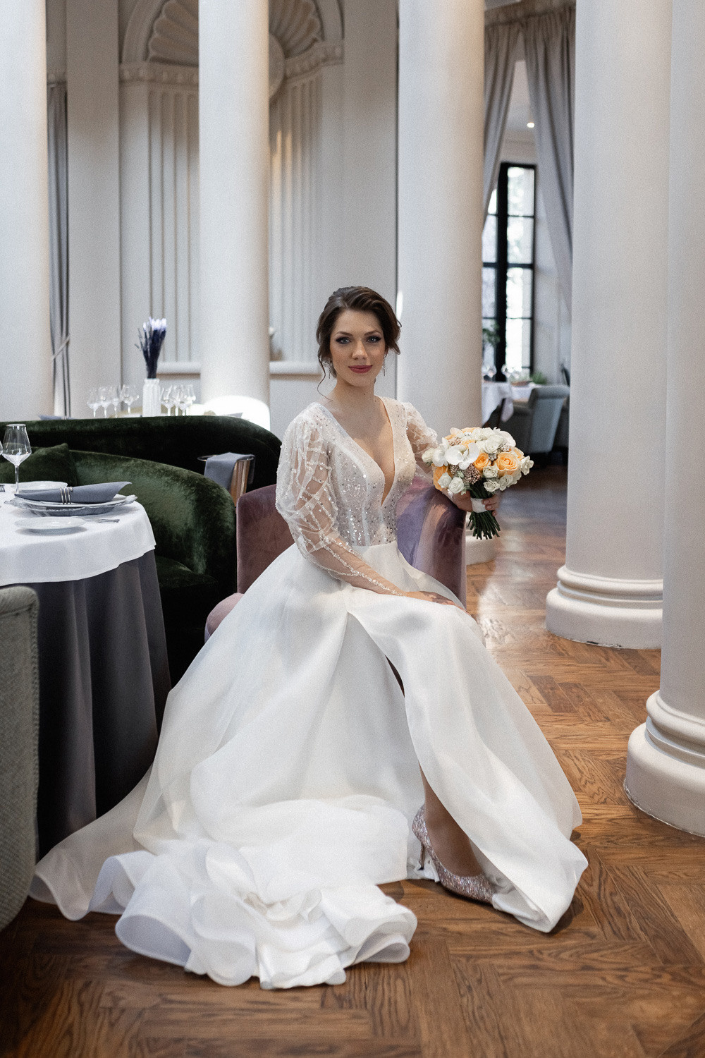 Алексей и Екатерина - свадьба для двоих в отеле Pallasa в Ялте. Свадебный фотограф, фотосъемка в Крыму, Севастополе, Симферополе, Ялте