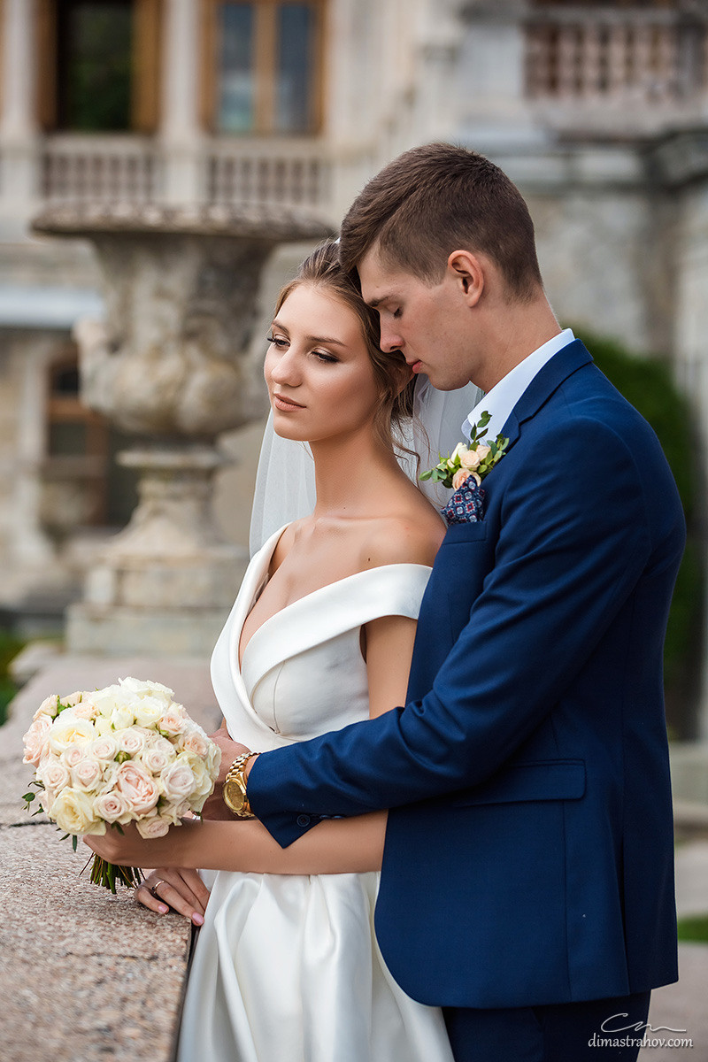 Свадьба Димы и Даши в Массандровском дворце и Севастополе. Свадебный фотограф, фотосъемка в Крыму, Севастополе, Симферополе, Ялте