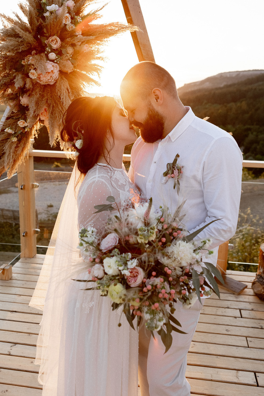Свадьба Славы и Алексы в стиле Бохо. Свадебный фотограф, фотосъемка в Крыму, Севастополе, Симферополе, Ялте