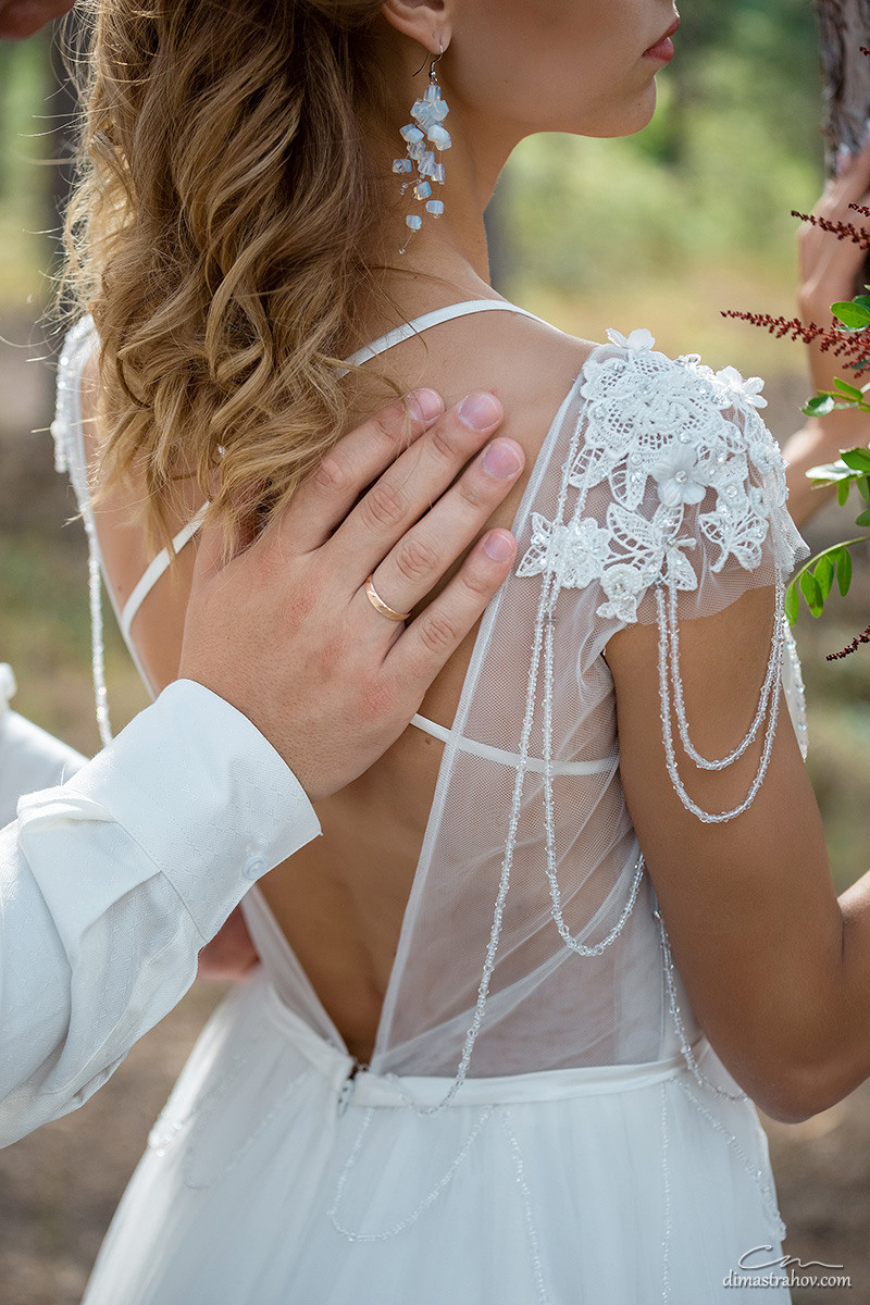 Паша и Таня свадебная фотосессия в лесу. Свадебный фотограф, фотосъемка в Крыму, Севастополе, Симферополе, Ялте
