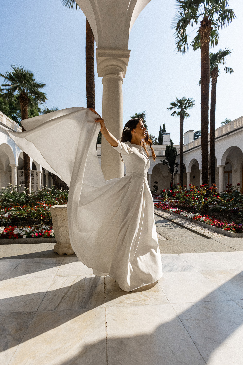 Женя и Настя - свадьба в Гурзуфе в отеле Алтея и Ливадийском дворце. Свадебный фотограф, фотосъемка в Крыму, Севастополе, Симферополе, Ялте
