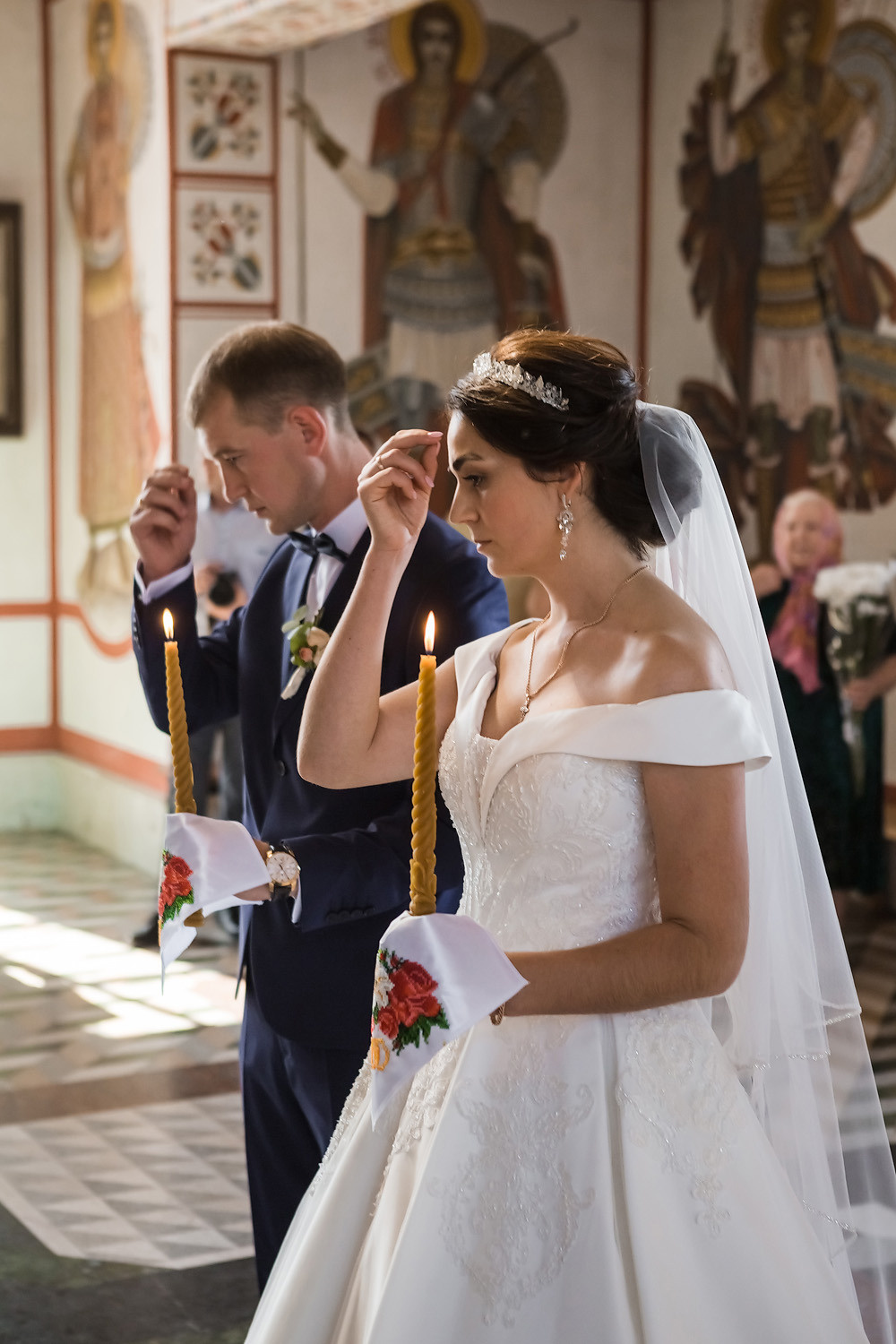 Венчание Петра и Феодосии в Храме-маяке Николая Чудотворца. Свадебный фотограф, фотосъемка в Крыму, Севастополе, Симферополе, Ялте