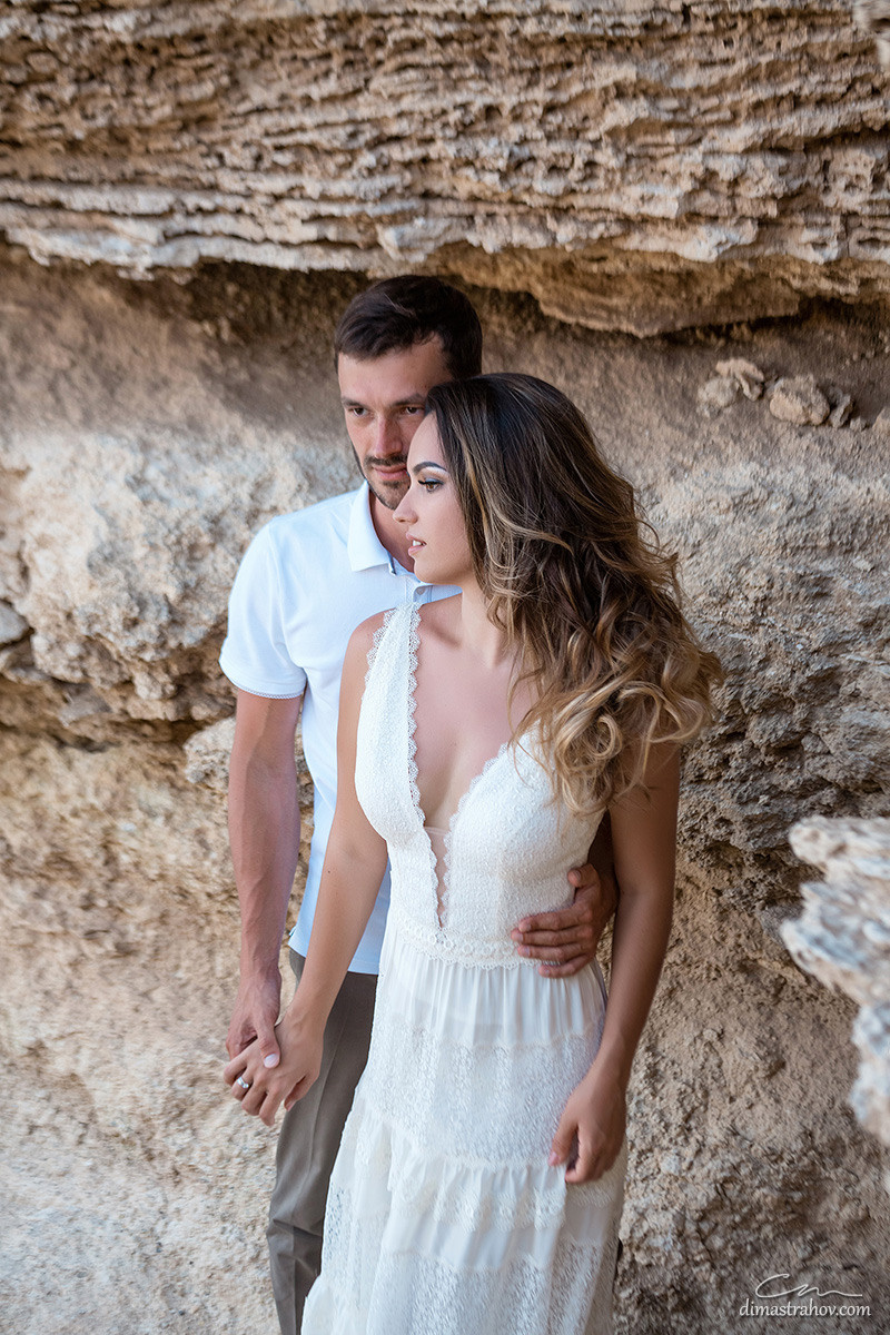 Андрей и Олеся, Love-story, Лавстори на Фиоленте. Свадебный фотограф, фотосъемка в Крыму, Севастополе, Симферополе, Ялте