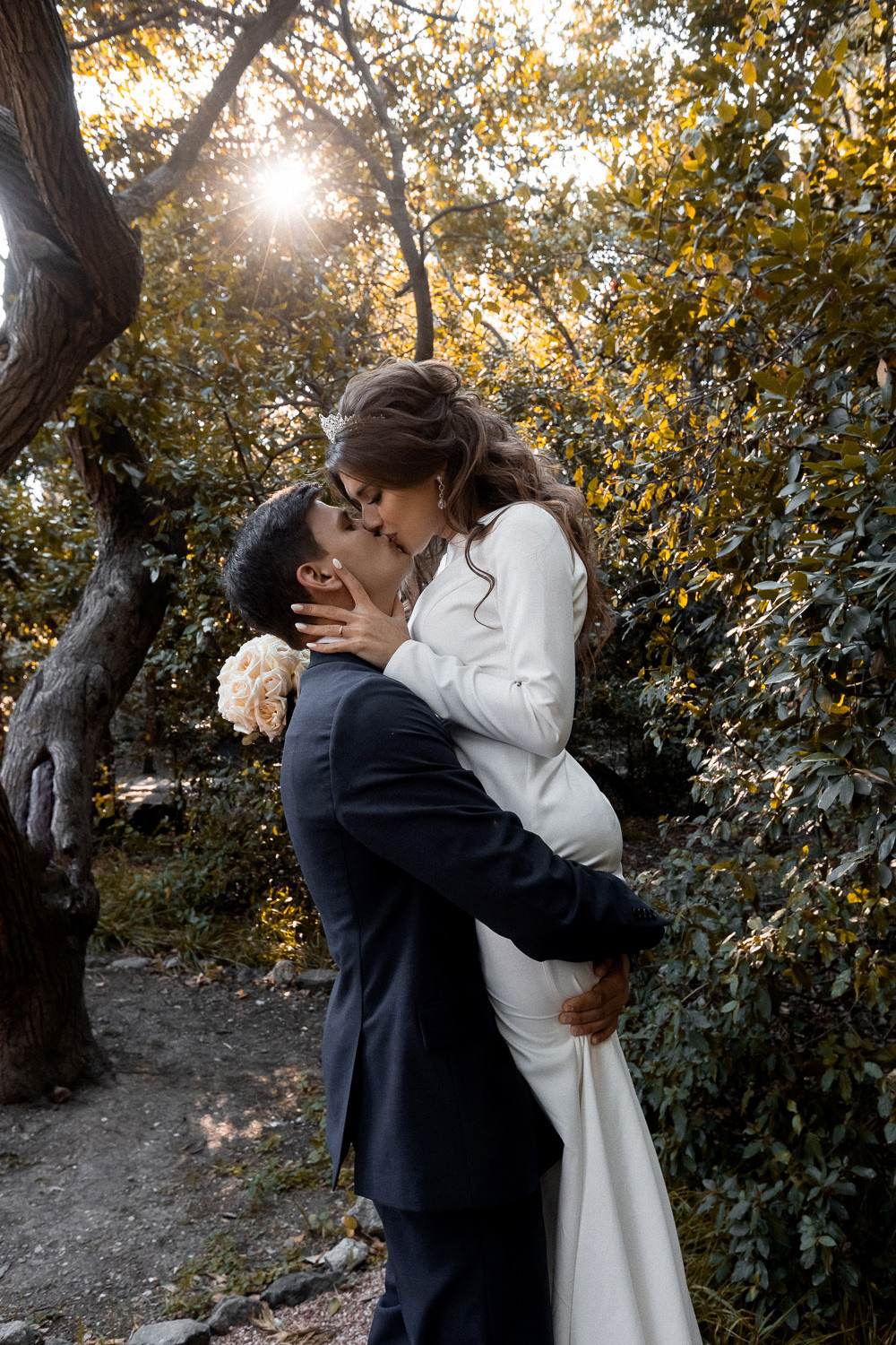 Андрей и Катя - свадебная фотосессия в Воронцовском дворце. Свадебный фотограф, фотосъемка в Крыму, Севастополе, Симферополе, Ялте