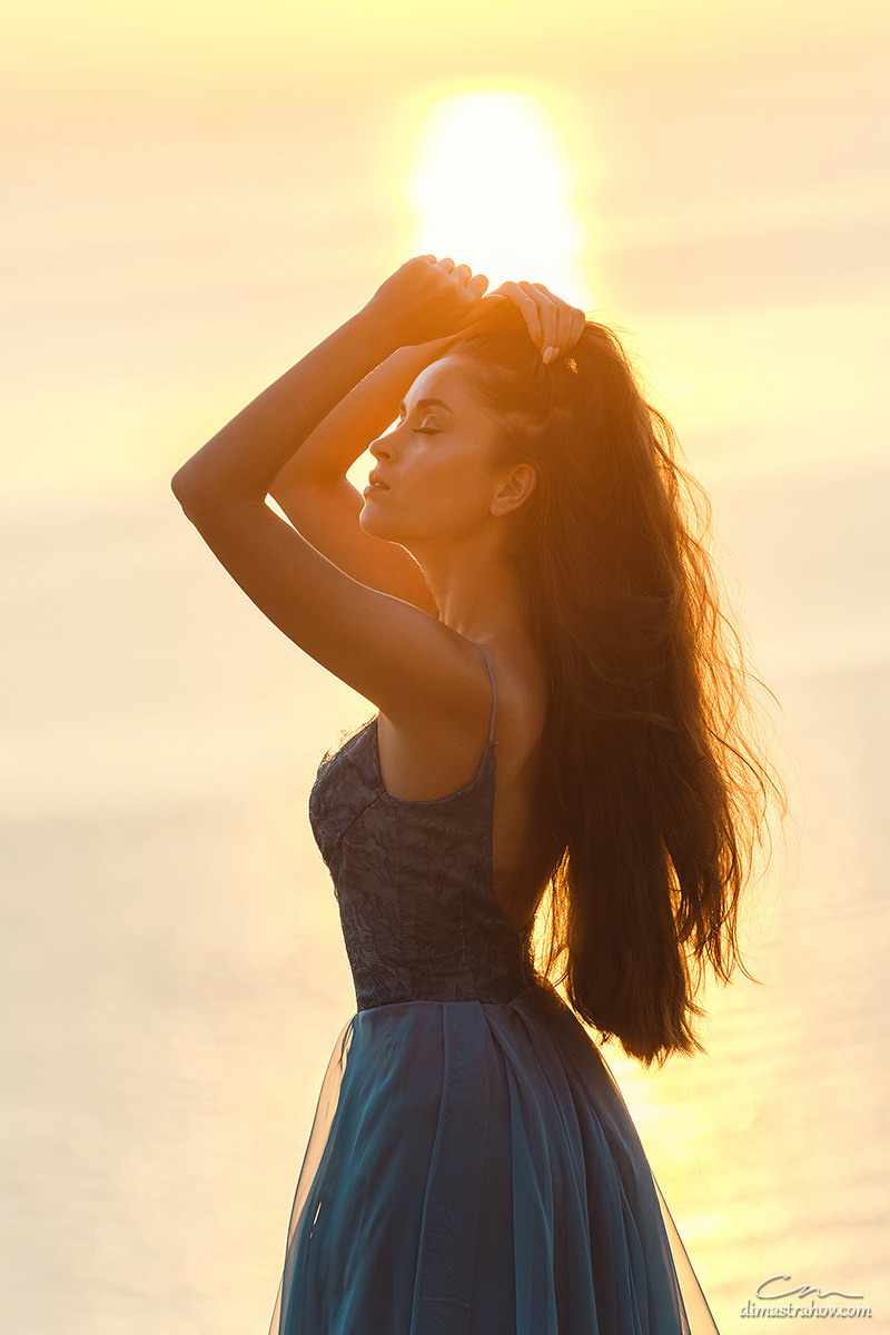 Кристина. Индивидуальная фотосессия на обрыве Фиолент. Свадебный фотограф, фотосъемка в Крыму, Севастополе, Симферополе, Ялте