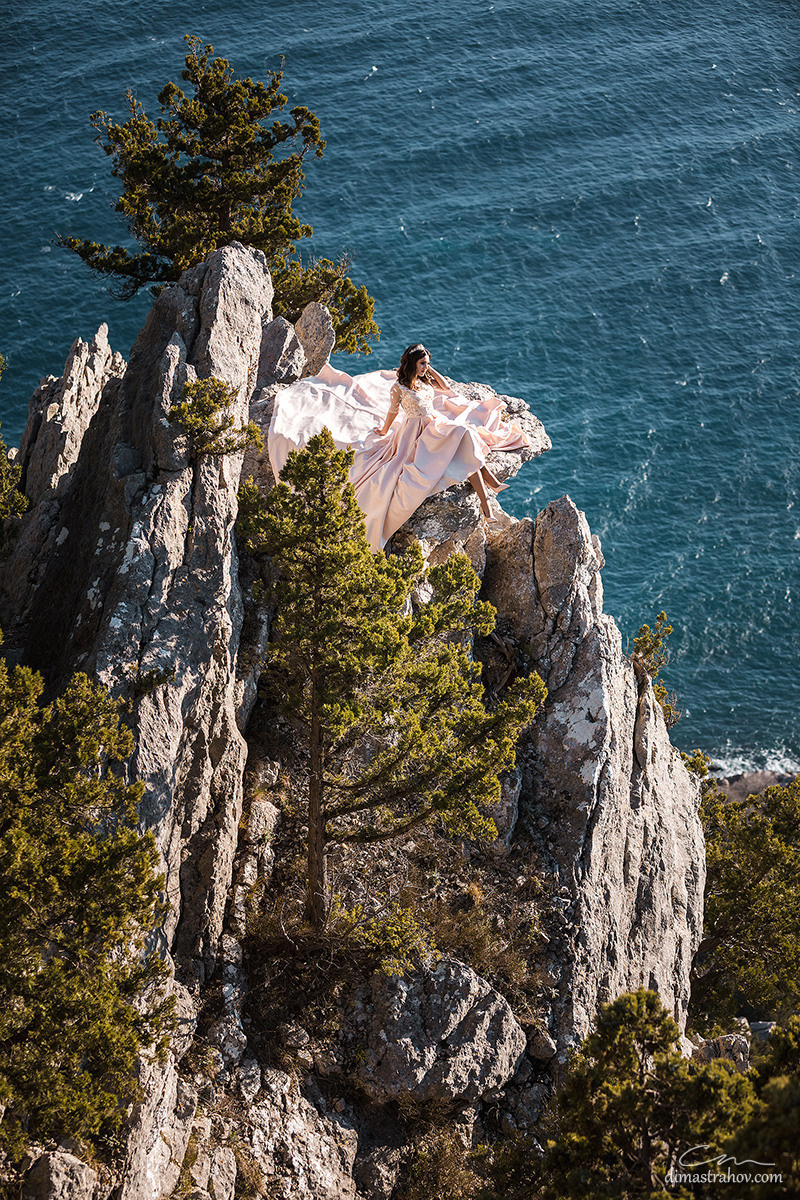 Костя и Лена - Лавстори на горе Кошка. Свадебный фотограф, фотосъемка в Крыму, Севастополе, Симферополе, Ялте