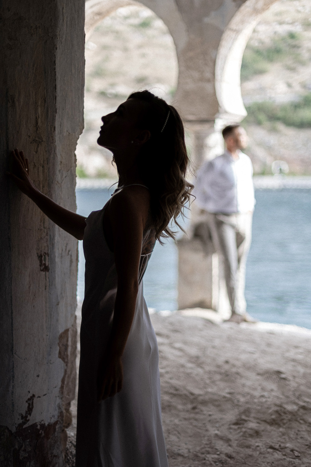 Сергей и Карина - свадебная фотосессия для двоих на Фиоленте. Свадебный фотограф, фотосъемка в Крыму, Севастополе, Симферополе, Ялте