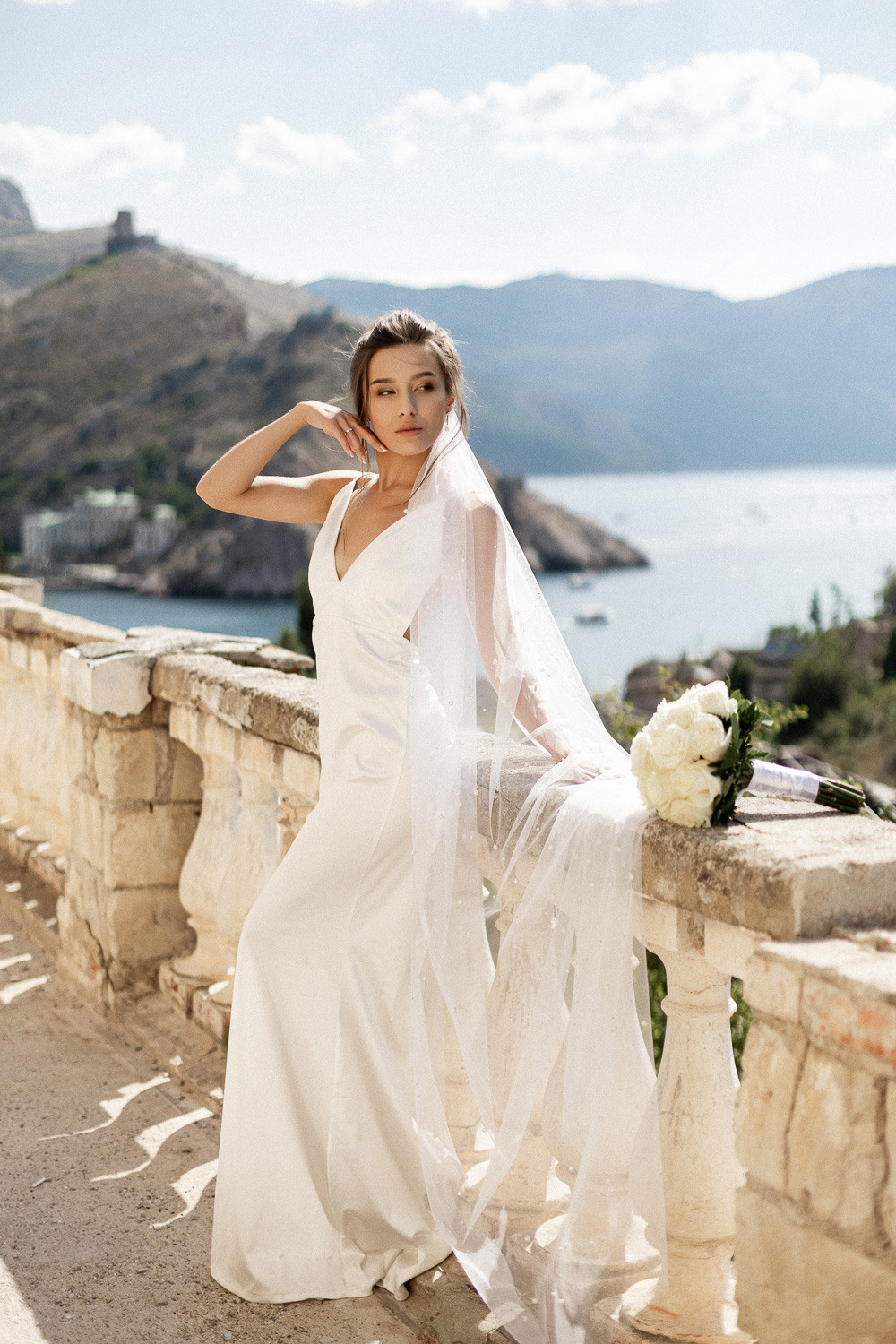 Денис и Аделя - свадьба для двоих в Балаклаве. Свадебный фотограф, фотосъемка в Крыму, Севастополе, Симферополе, Ялте