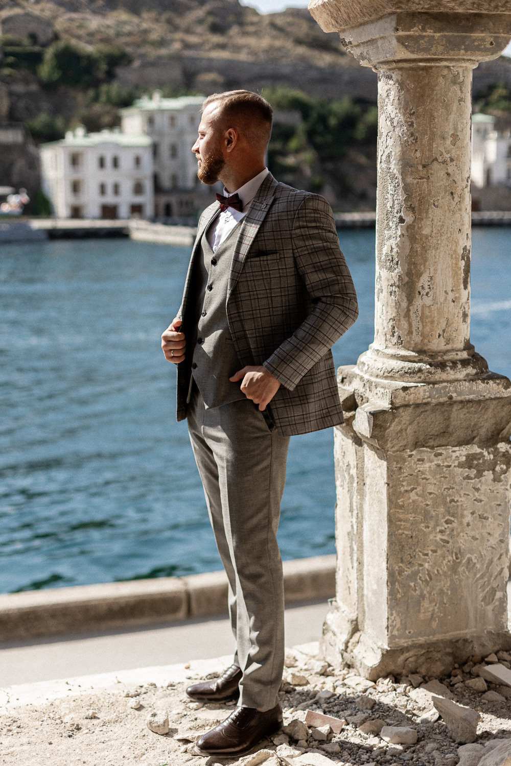 Денис и Аделя - свадьба для двоих в Балаклаве. Свадебный фотограф, фотосъемка в Крыму, Севастополе, Симферополе, Ялте