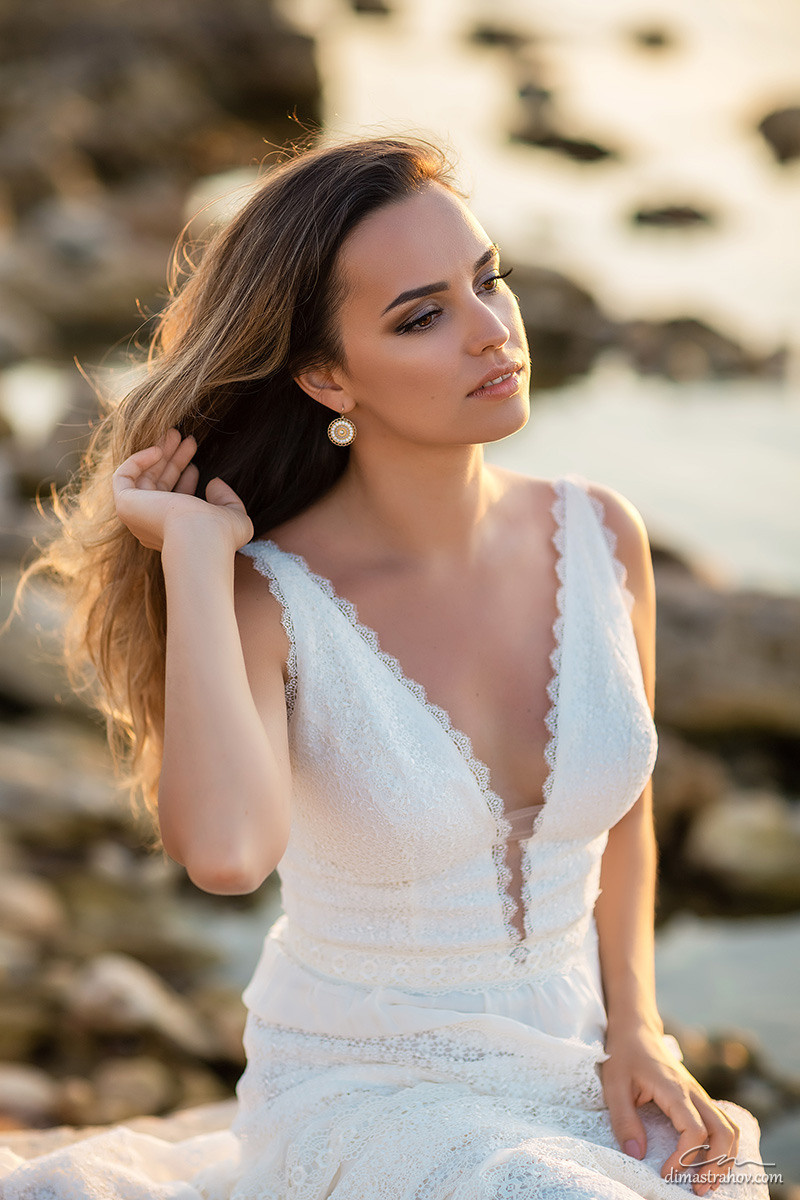 Андрей и Олеся, Love-story, Лавстори в Казачке на закате. Свадебный фотограф, фотосъемка в Крыму, Севастополе, Симферополе, Ялте