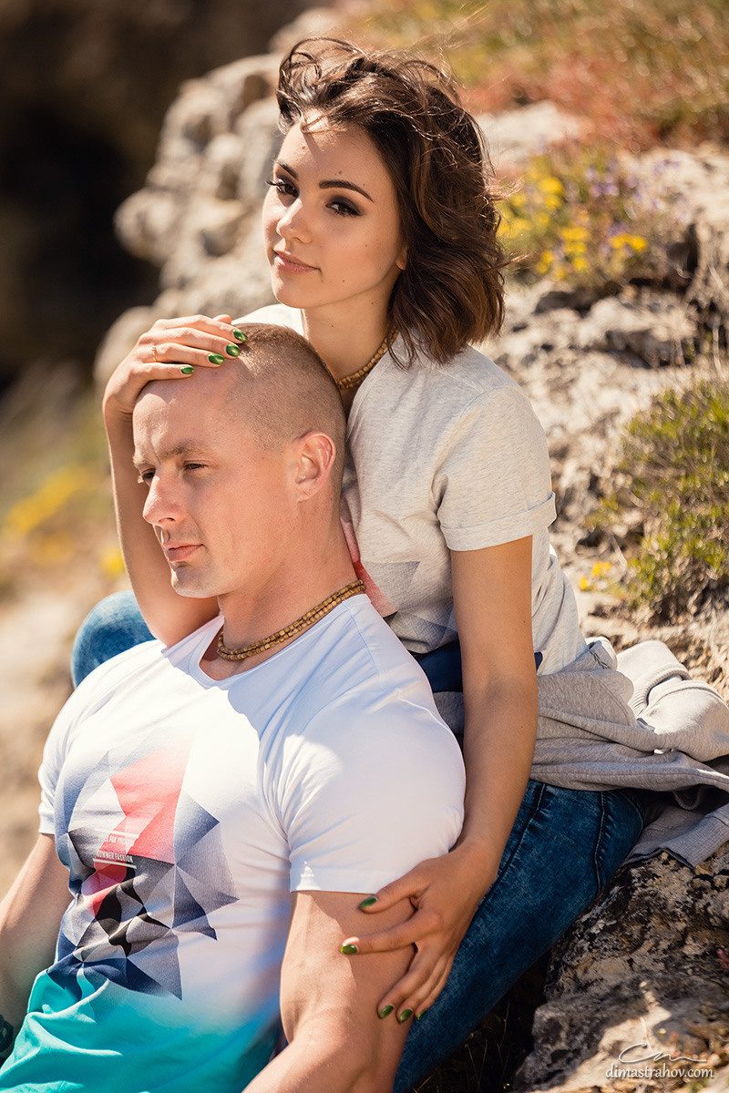 Фотосессия Love-Story, Лавстори. Костя и Лена. Свадебный фотограф, фотосъемка в Крыму, Севастополе, Симферополе, Ялте