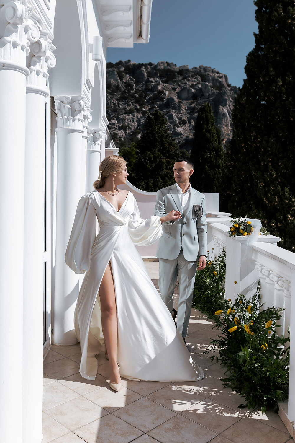 Артур и Алеся - весенняя свадьба в усадьбе 19 века в Крыму. Свадебный фотограф, фотосъемка в Крыму, Севастополе, Симферополе, Ялте