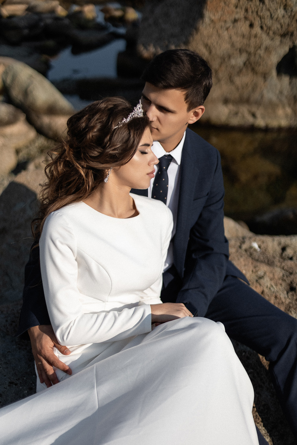 Андрей и Катя - свадебная фотосессия в Воронцовском дворце. Свадебный фотограф, фотосъемка в Крыму, Севастополе, Симферополе, Ялте