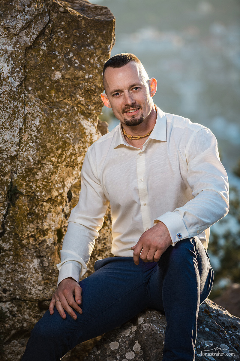 Костя и Лена - Лавстори на горе Кошка. Свадебный фотограф, фотосъемка в Крыму, Севастополе, Симферополе, Ялте