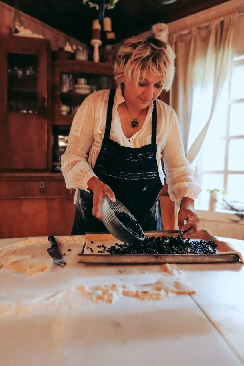 Черничный пирог. Фотограф Олеся Шипихина г. Москва