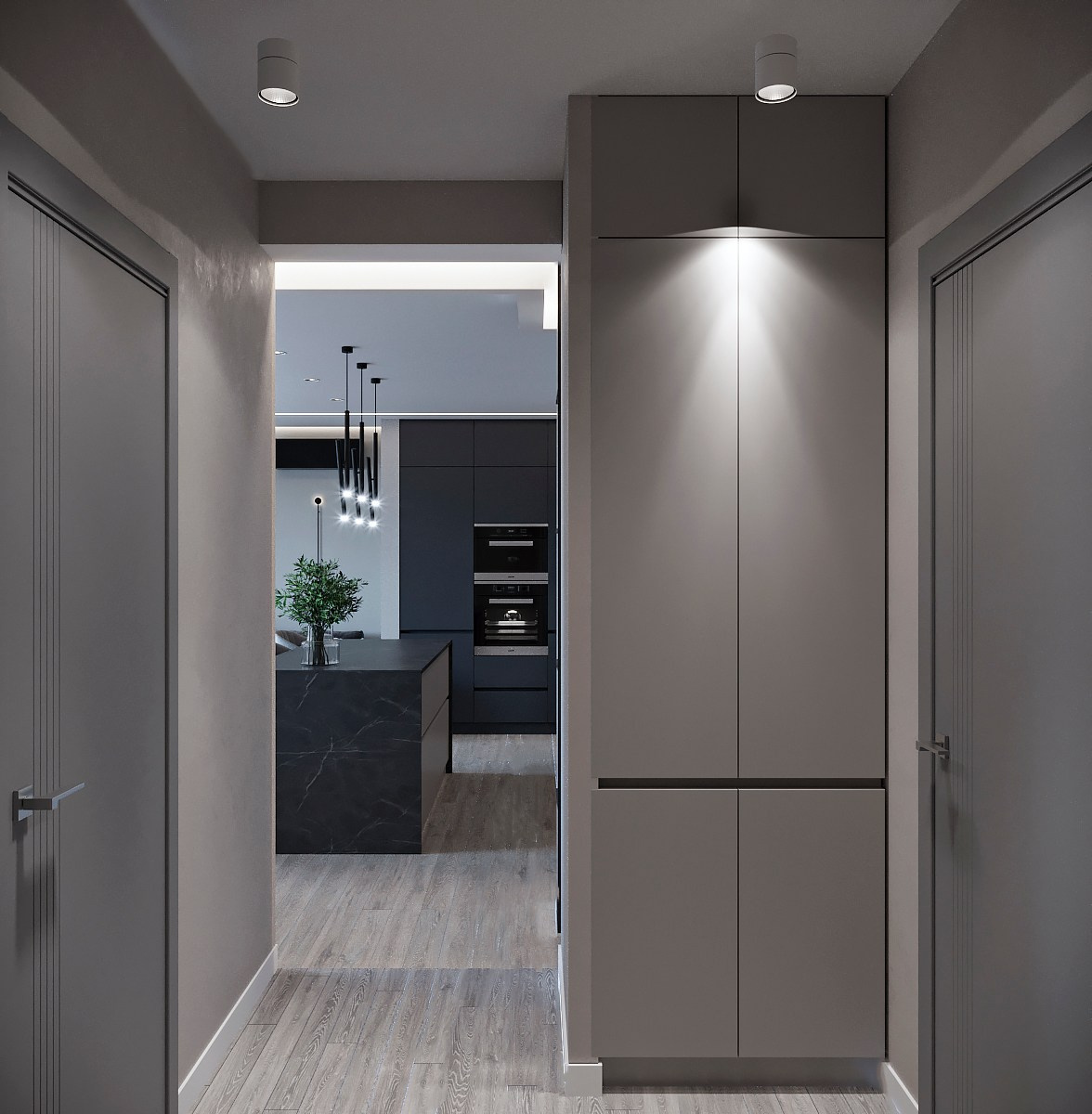 Дизайн проект 3к квартиры в Тверской области. Дизайнер интерьера в Дубне, Москве, Дмитрове