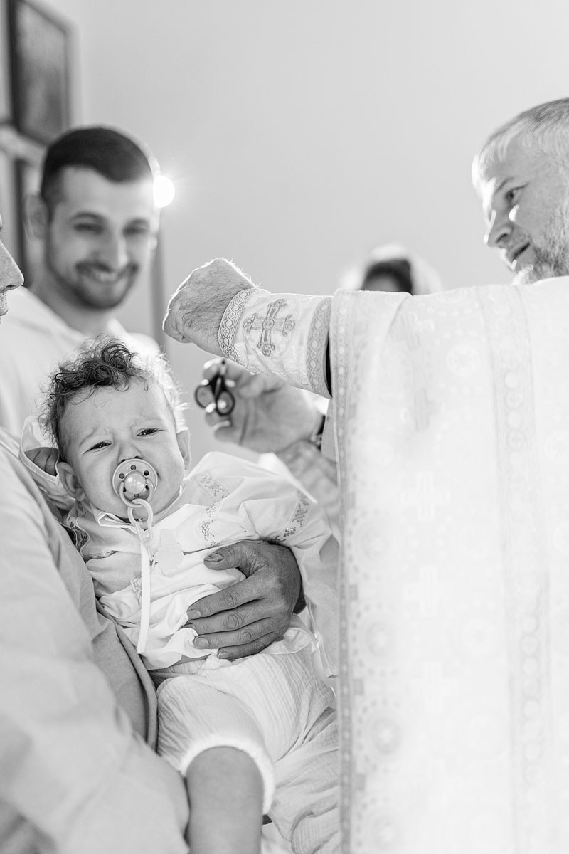 — Таинство Крещения (Чёрно-белый). Детский и семейный фотограф Домодедово