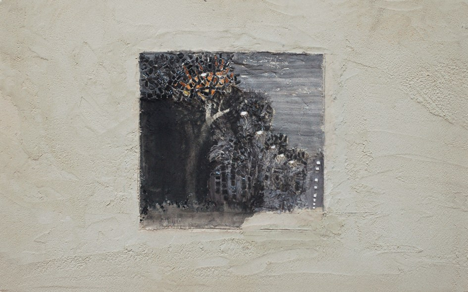 Алексей Жучков Черный пейзаж. мозаика 40х62. 2013