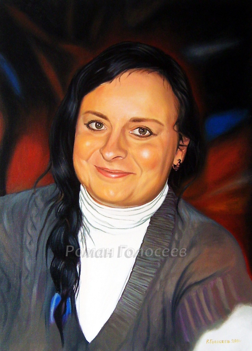 "Алена", 58х42, холст, масло, 10.11.2011