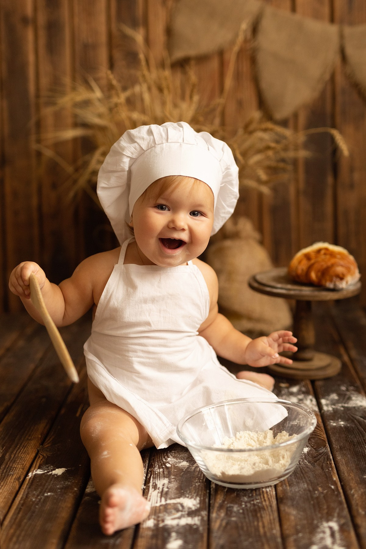 Детская фотосессия «Поваренок». Фотограф новорожденных Альбина Хухарева. Йошкар-Ола. Казань. Чебоксары