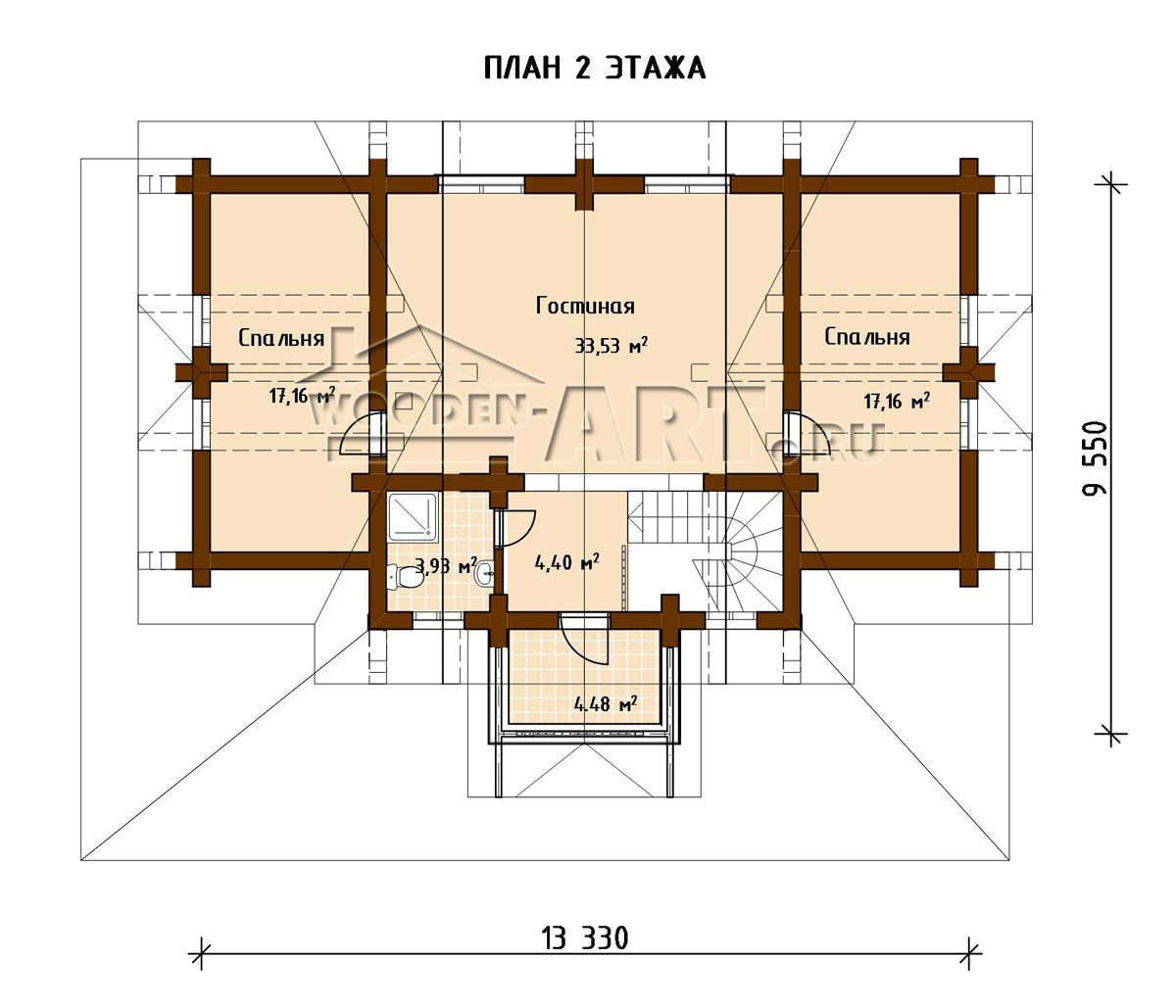 «Алиса» 259 кв. м. Проекты деревянных домов