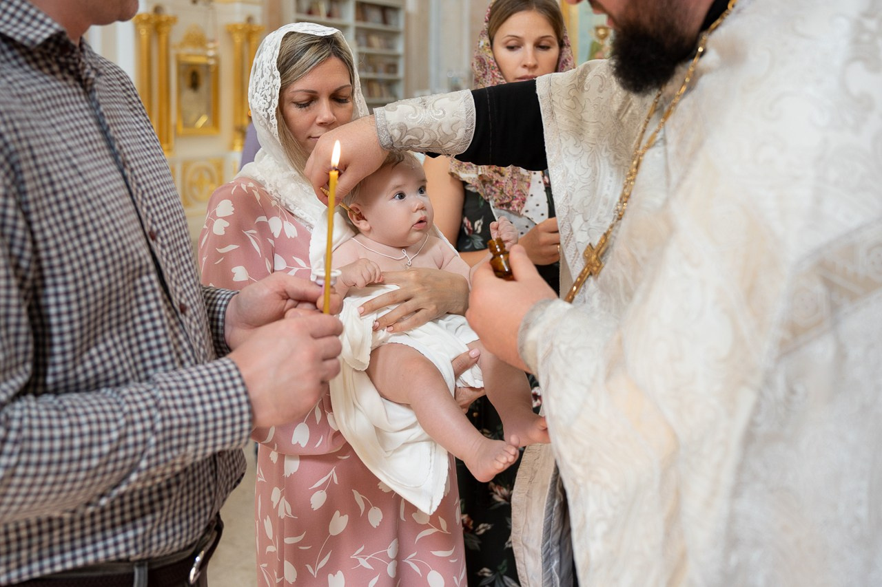 Церемония Крещения Евсевии. Фотограф Мария Ковкова