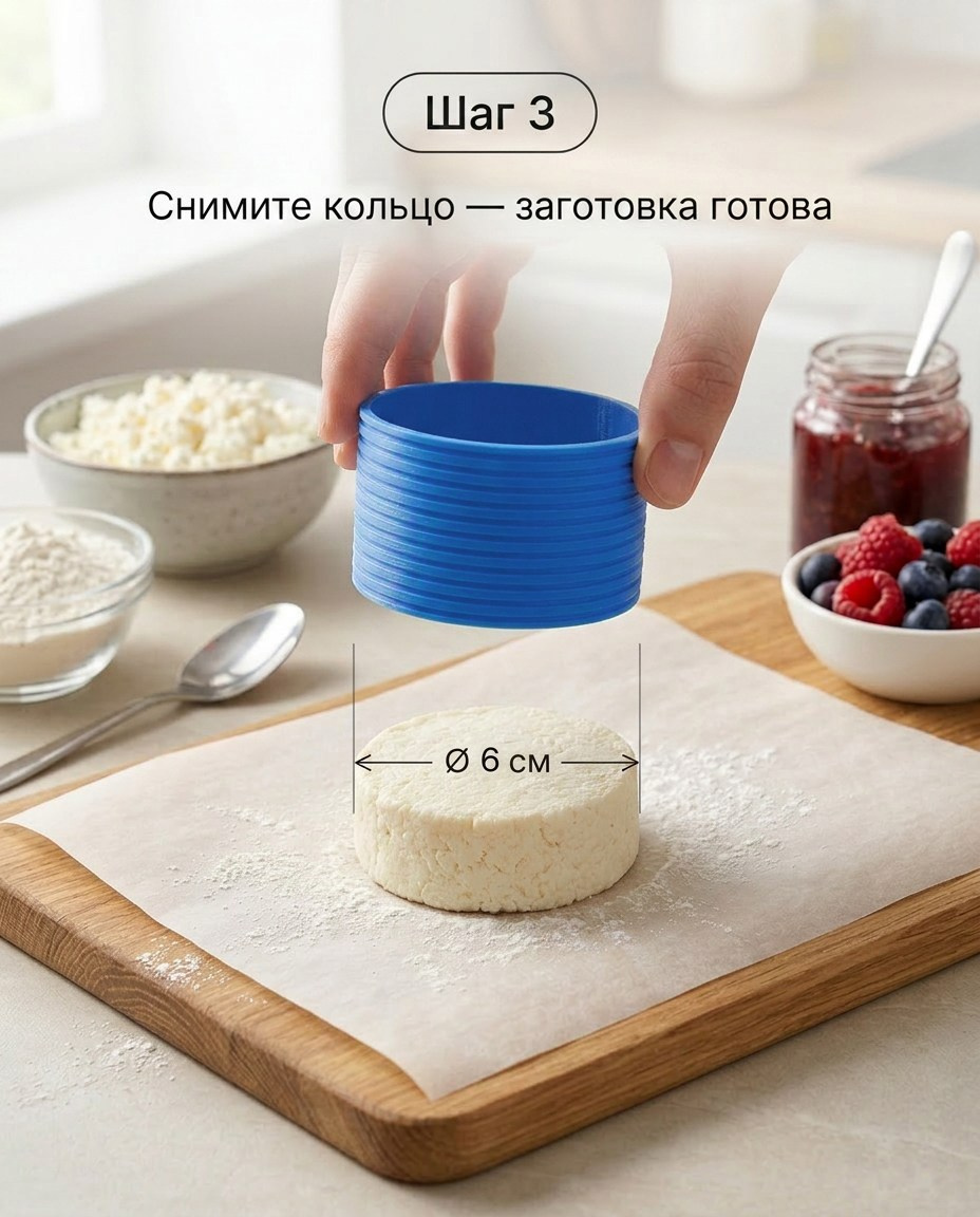 Пресс-форма для сырников. Фуд-фотограф в Санкт-Петербурге | Foodphotoschulz