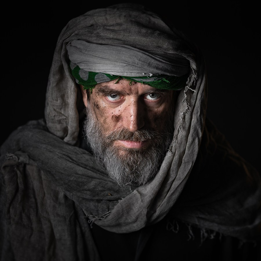 Studio portrait. Documentary and art photographer Alexey Terentyev