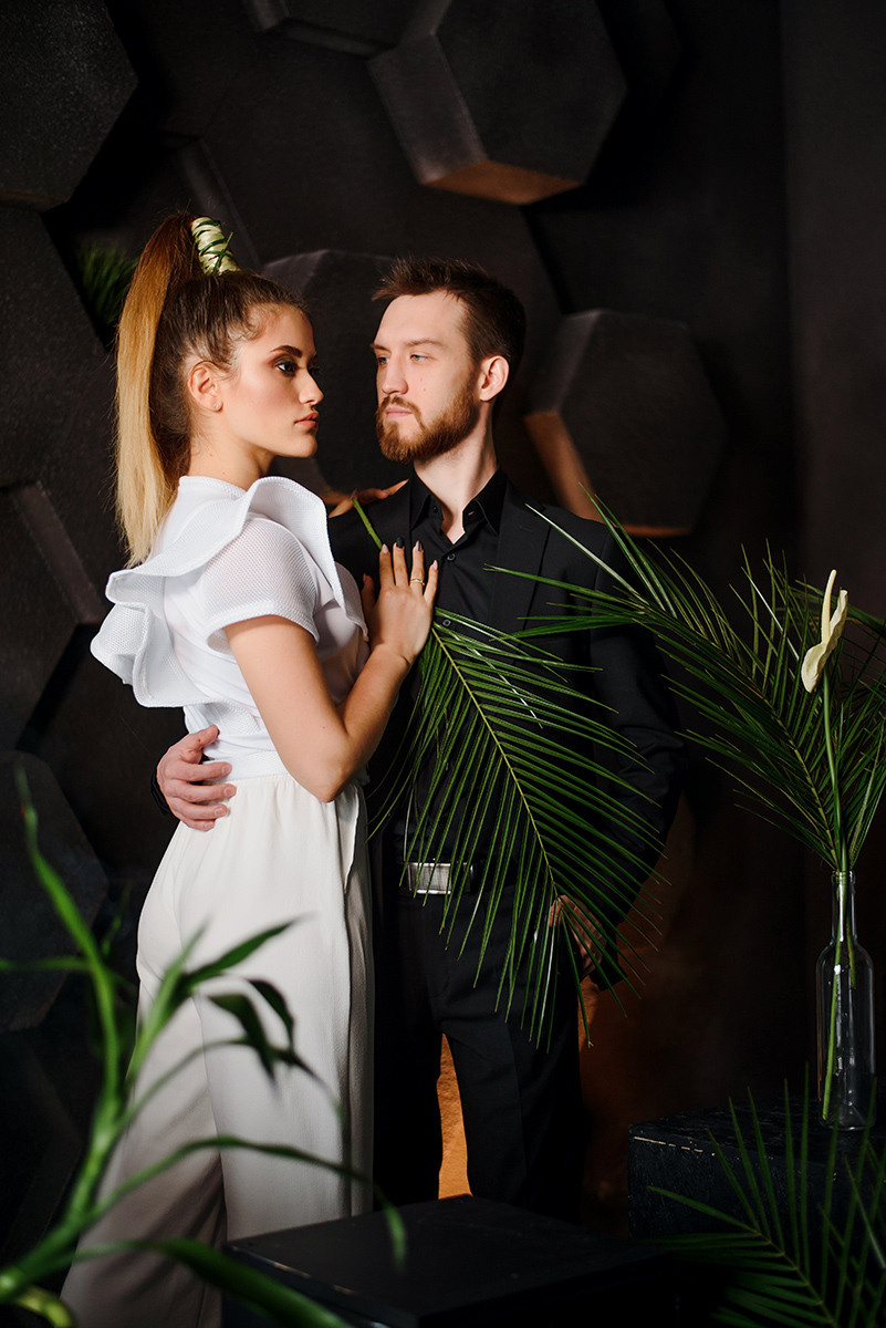 Студийная фотосессия помолвки. Свадебный и семейный фотограф в Москве Светлана Зоткина