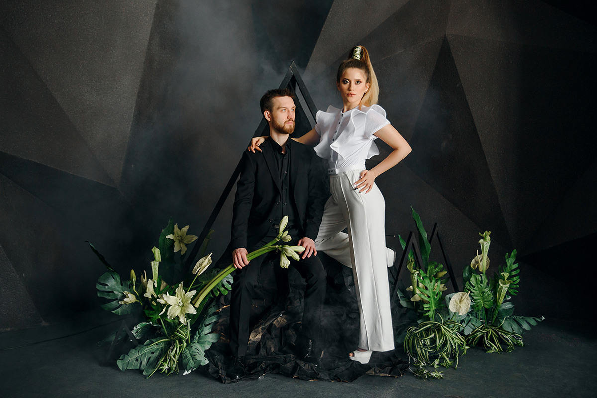 Студийная фотосессия помолвки. Свадебный и семейный фотограф в Москве Светлана Зоткина