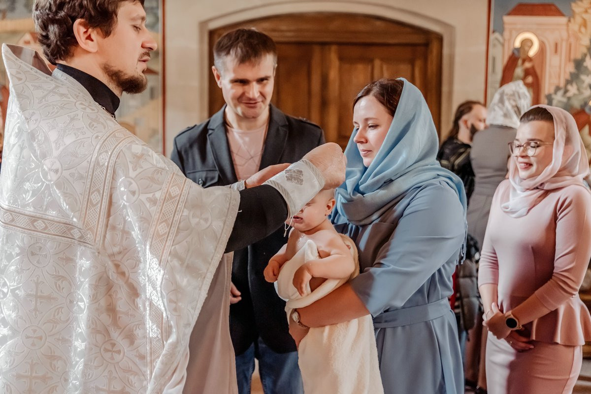 Крещение малыша. Свадебный и семейный фотограф в Москве Светлана Зоткина